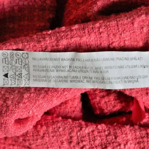 Coral Zara Textured Sleeveless Fit and Flare Dress - Picture 8 of 9